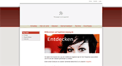 Desktop Screenshot of baptisten-leipzig.de